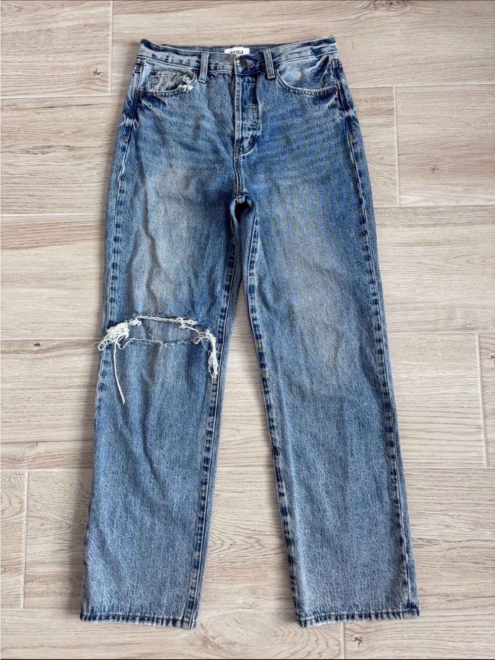 Pistola Straight Leg Relaxed High Rise Jeans 90s Women’s Size 29 Waist